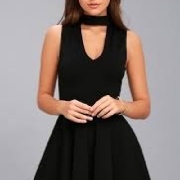 French Atmosphere Dresses & Skirts - Little Black Dress, skater style medium